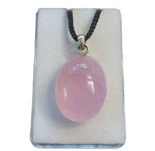 Großer Morganit Cabochon Anhänger 925 Silber Nr. 3955