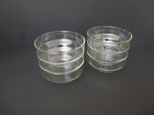 6 x Jenaer Glas Dessert Schalen stapelbar 11cm x 4,5 cm DDR