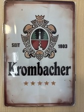 Krombacher Blechschild Pils