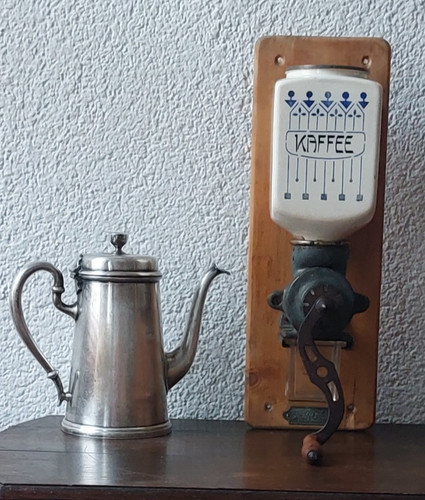 Art deco wandkaffeemühle - art,