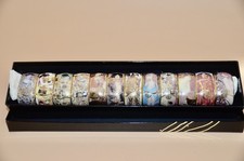 Gustav Klimt / Bradford Editions / 12 Serviettenringe / Set Porzellan / Rarität