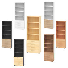 bümö smart Schubladenschrank Büroschrank   4 Schübe  4 Regalfächern