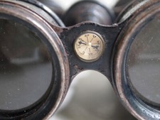 vintage ww1 Fernglas, WK1 mit Kompass, Chevalier Opticen,Militärfernglas,Sammler