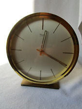 Kienzle Automatic schöne Tischuhr Kaminuhr Messing made in Germany rund 17,5cm