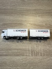 Herpa DB Schenker Mercedes Tandem Hängerzug 1:87