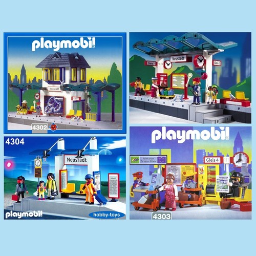 Playmobil bahnhof 4302 - bahnhof,