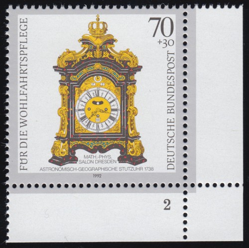 1632 wofa stutzuhr pf - stutzuhr, 70+30