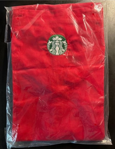 Starbucks schürze apron rot - starbucks,