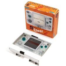 SNK Neo Geo Pocket Konsole schwarz/weiß CIB OVP mit neuen Kondensatoren