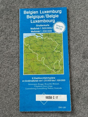 Aral straßenkarte belgien - aral,