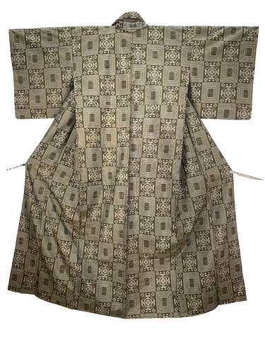 Vintage oshima tsumugi - oshima, seide