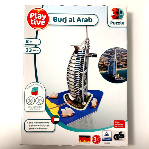 Playtive puzzle neu burj - 3d,