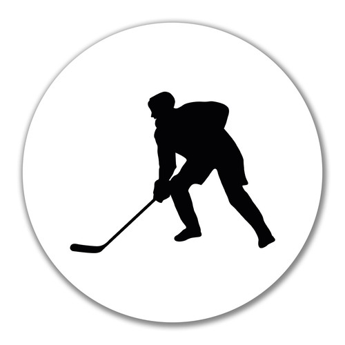 Aufkleber eishockey silhouette - aufkleber,