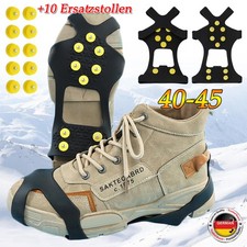 Größe 40-45 Anti Rutsch Schuhspikes Ice Grips Schuhkrallen Steigeisen für Schuhe