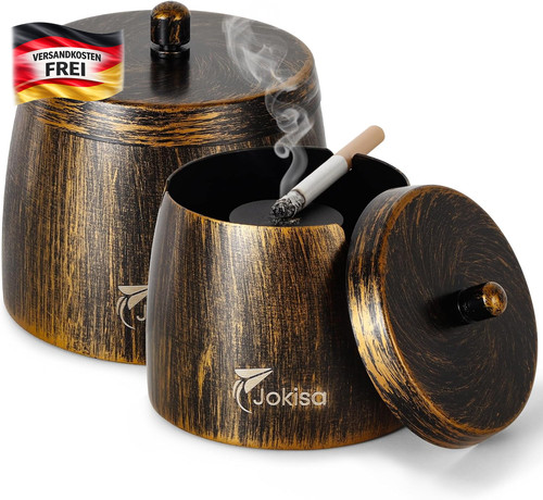 Edelstahl aschenbecher set - aschenbecher,