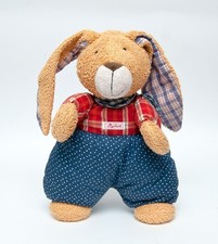 SIGIKID Hase Hampel blau rot kariert 45870 Stofftier 30 cm