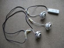 3 Einbaustrahler schwenkbar, Paulmann, Halogen mit Leuchtmitteln und Trafo