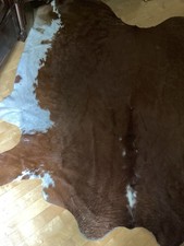 Echtes wunderschönes Kuhfell teppich Läufer