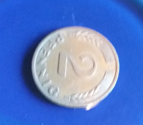 Geld münze 2 pfennig - dm-,