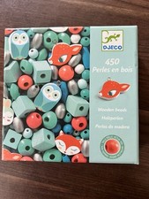Djeco Holzperlen Kleine Waldtiere 4-8 Jahre