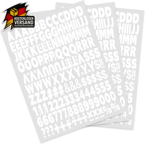 Aufbügelbare buchstaben - aufbügelbare,