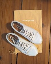 Acne Studios Leather Sneakers Shoes White EU 41