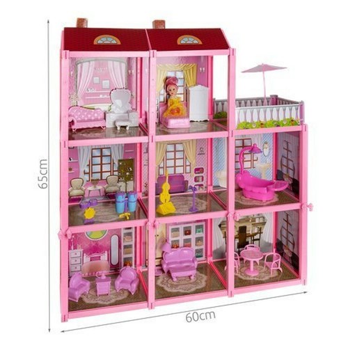 Villa puppenhaus landhaus - puppenhaus,