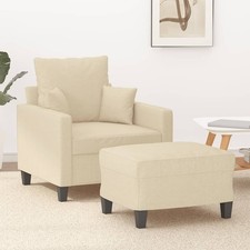 Sessel mit Hocker Sofa