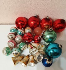 Konvolut Christbaumkugeln Weihnachtsbaumkugeln Weihnachtsschmuck Retro Vintage