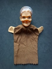 DDR Handpuppe Oma Großmutter Gummikopf 30cm für Kasperle Puppentheater Spielzeug