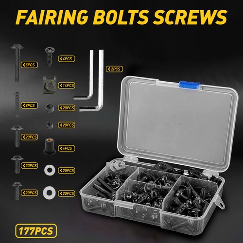 Universal 177pcs black fairing - 177pcs,