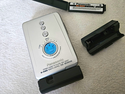 Panasonic sx57 tragbarer - panasonic, rq-sx57