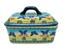 Bunzlauer Keramik Butter-Kästchen - Carmen - II Wahl