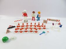 Playmobil Absperrungen Polizei Verkehr Hütchen Konvolut