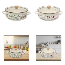 Emaille Topf mit Deckel