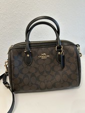 Original Rowan Satchel Signature-Canvas Coach Handtasche