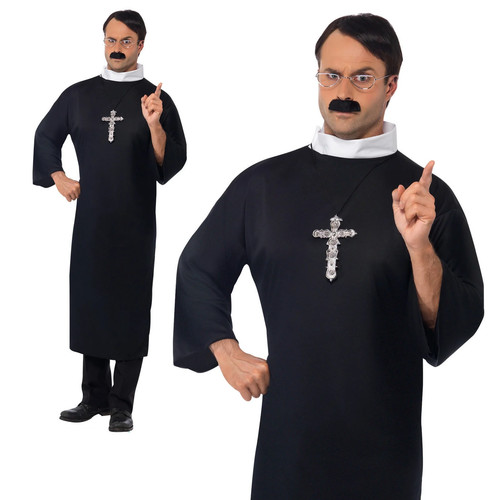 Herren vikar priester kostüm - priester,