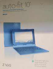 ZAGG Bluetooth TAB Tastatur Tasche Abdeckung Auto Fit 10`` 10 Zoll Samsung ....