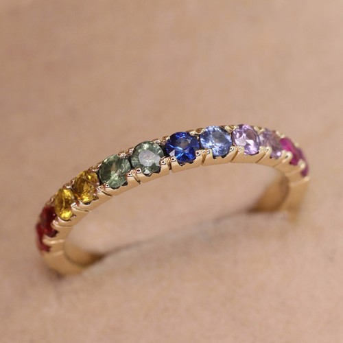 925 silber regenbogen saphir - silber,
