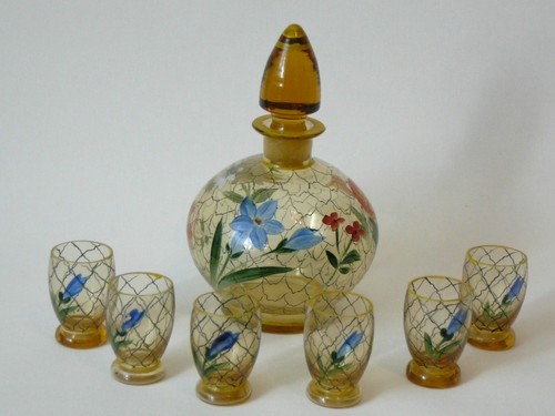 Glaskaraffe 6 gläser - (az),