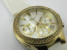 DKNY Damenuhr Perlmutt Quarz