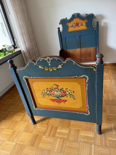 Bauernzimmer bett jugendbett - bett,