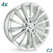 4x Original Skoda Superb 3V Alufelgen 19 Zoll 8x19 ET44 Felgensatz 3V0601025AK 