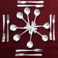 WMF Pasta-Set BOSTON - 16 teilig- Spaghetti-Besteck für 8 Personenen