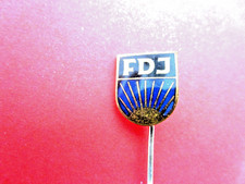 Freie Deutsche Jugend FDJ Mitgliedsabzeichen 1946-1949 an Nadel alt TOPP