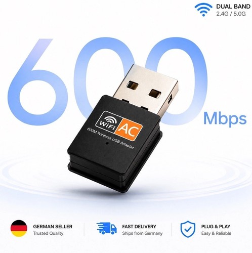 600mbps wlan stick dual - ⭐ac,