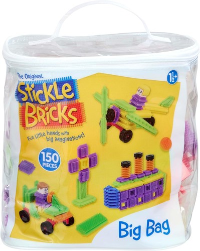 Stickle bricks big bag - stickle, 150