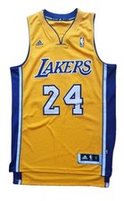 Adidas Kobe Bryant LA Lakers Swingman Jersey Trikot NBA #24 gold gelb Sz. S