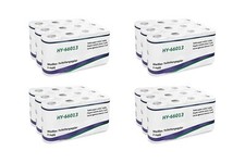 96 Rollen Toilettenpapier 3 lagig  Zellstoff GROßPACK Klopapier WC-Papier weiß