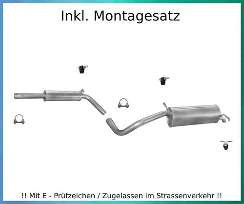 Auspuffanlage für skoda fabia - auspuffanlage,